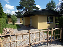 Eingang zum Bungalow