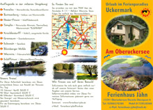 Flyer vom Ferienhaus Jahn (Aussenseite)